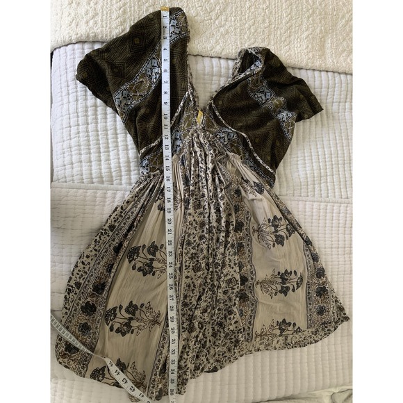 Free People Wild World Flutter Sleeve Mini Dress Boho Size S - Picture 6 of 6